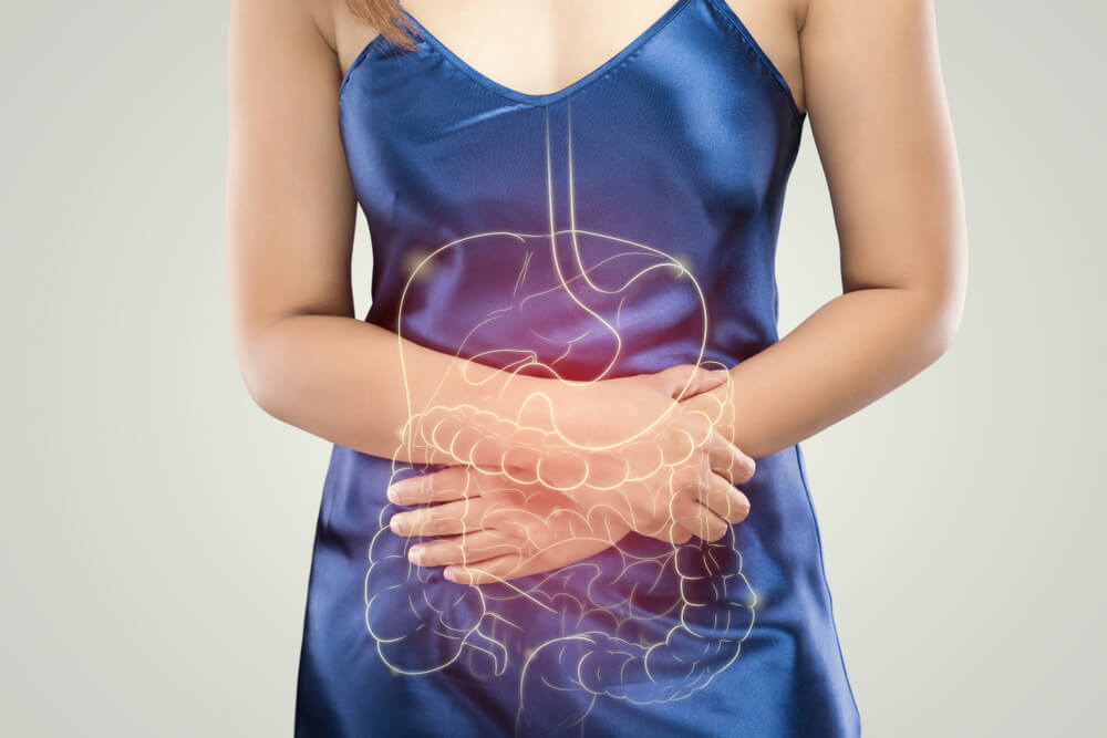 Graphic Showing Inflammation in the Digestive Tract, Representing IBD Conditions like Crohn's and Ulcerative Colitis.